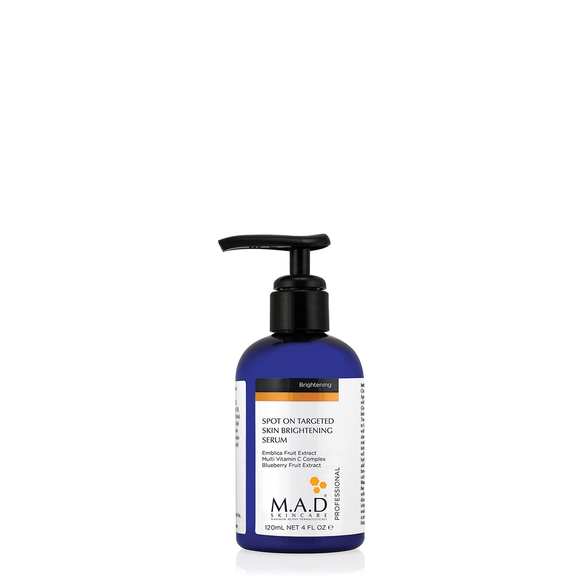 M.A.D Spot On Targeted Skin Brightening Serum 120 ml PRO