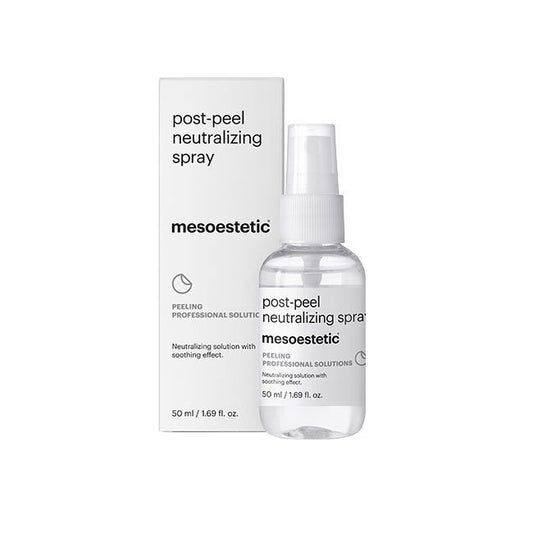 Post-peel neutralizing spray